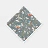 Zomer Vlinders en Wildbloemen Servet (Hoek)