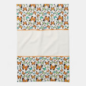 Zomer vlinders keukendoek theedoek (Verticaal)