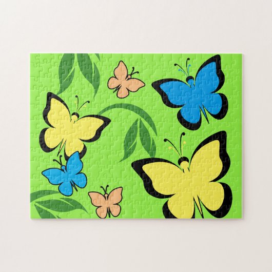 Zomer Vlinders Legpuzzels Legpuzzel (Horizontaal)