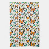 Zomer vlinders theedoek (Verticaal)