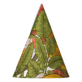 Zomer Voedsel Illustratiepatroon Feesthoedjes (Links)