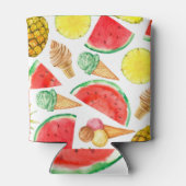 Zomer Voedsel: Watermeloen IJs-crème Blikjeskoeler (Achterkant)