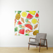 Zomer Voedsel: Watermeloen IJs-crème Wandkleed (In situ)