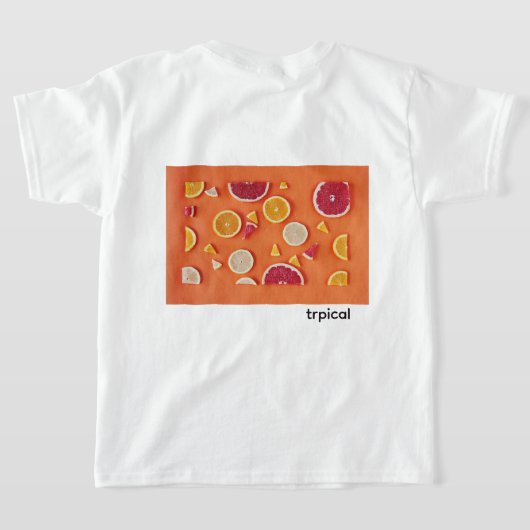 Zomer vol vruchten t-shirt (Laag Achter)