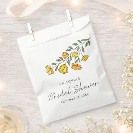 Zomer Vrijgezellenfeest Favoriet Tassen met Gele B Bedankzakje