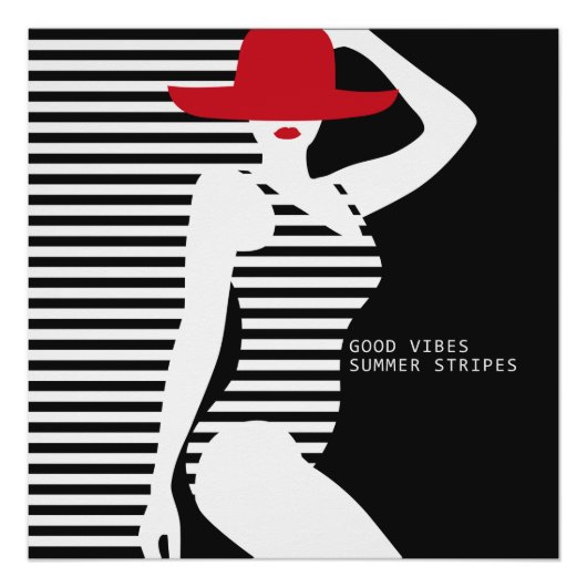 Zomer Vrouw poster (Voorkant)