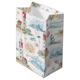 ZOMER VUIERTOREN EN BULDERENDE GOLVEN MEDIUM CADEAUZAKJE
