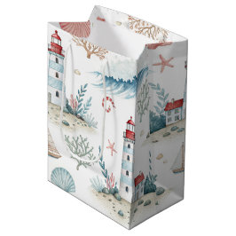 ZOMER VUIERTOREN EN BULDERENDE GOLVEN MEDIUM CADEAUZAKJE