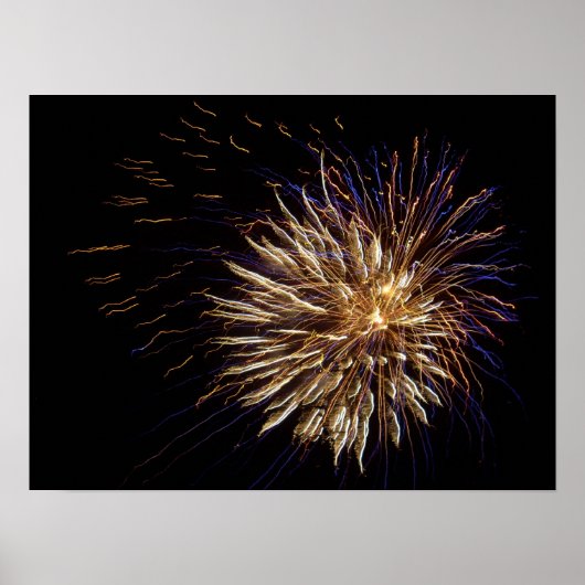 zomer vuurwerk poster (Voorkant)