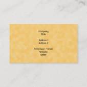 Zomer. Warm gele kleuren. Visitekaartje (Achterkant)