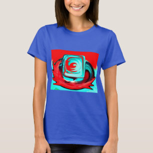 Zomer warmte kunst mode t-shirt