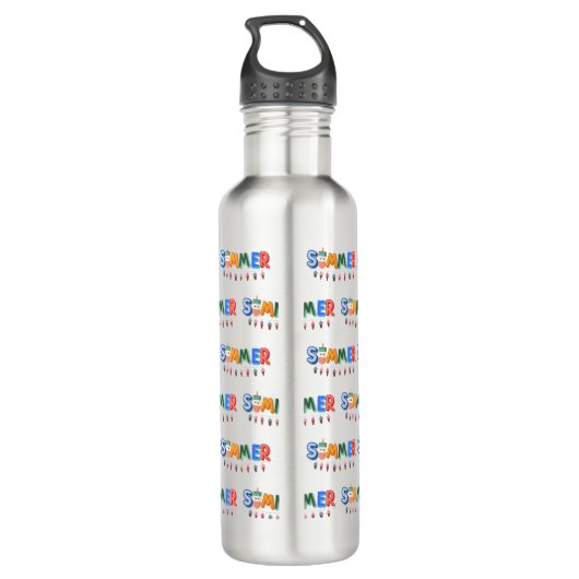 zomer waterfles  (Achterkant)