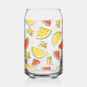 Zomer Watermeloen en citroenen Blikvorm Glas (Links)
