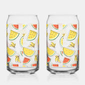 Zomer Watermeloen en citroenen Blikvorm Glas (Rechts)