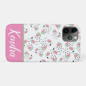 Zomer Watermeloen en Ijs Pop Waterverf Case-Mate iPhone Case (Achterkant (horizontaal))