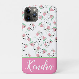 Zomer Watermeloen en Ijs Pop Waterverf Case-Mate iPhone Case