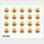 Zomer Watermeloen Gele Sticker Envelope Verzegelin (Vel)