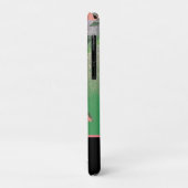 Zomer Watermeloen Illustratie Strepen Glans Case-Mate iPhone Case (Achterkant/links)