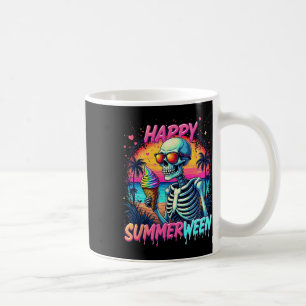 Zomer Watermeloen Jack-o-lantern Gelukkige Summerw Koffiemok