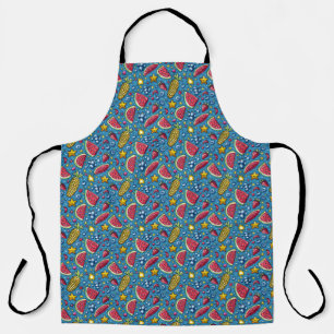 Zomer Watermeloen Maïs en Fruit Keuken Schort