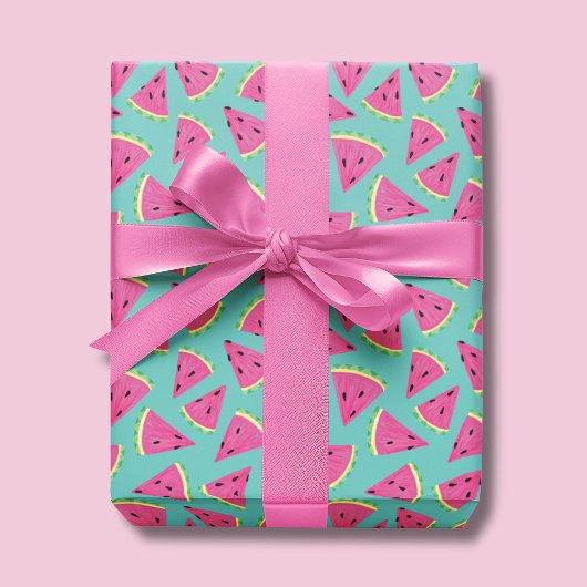 Zomer Watermeloen Patroon Cadeaupapier