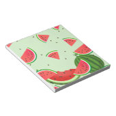 Zomer Watermeloen Patroon Notitieblok (Schuin)