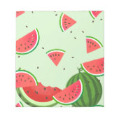 Zomer Watermeloen Patroon Notitieblok (Voorkant)