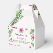 Zomer Watermeloen Verjaardag Favoriet Box Bedankdoosjes (Achterkant)