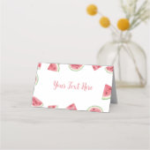 Zomer Watermeloen Verjaardag Plaats Kaart Plaatskaartje (Achterkant)