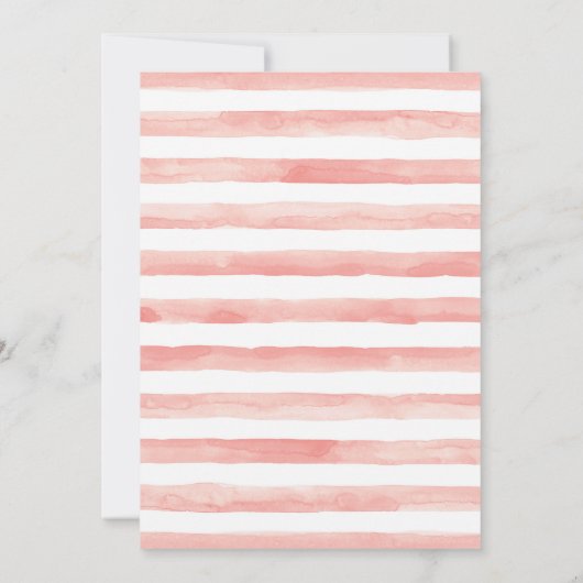 Zomer Watermeloen Verjaardag Uitnodiging (Achterkant)