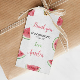 Zomer Watermeloen Verjaardagsfeestje Cadeau Labels Cadeaulabel