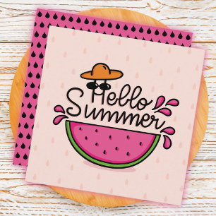 Zomer Watermeloen Wenskaart