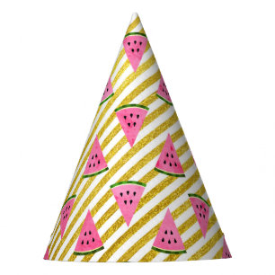 Zomer Watermeloen Zomer Vogeldag Feesthoedjes