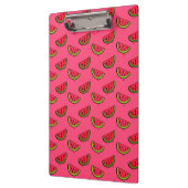 Zomer Watermelon op Roze Patroon Klembord (Links)