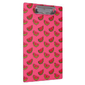 Zomer Watermelon op Roze Patroon Klembord (Rechts)