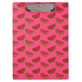 Zomer Watermelon op Roze Patroon Klembord (Voorkant)