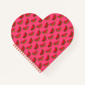 Zomer Watermelon op Roze Patroon Notitieboek (Voorkant)