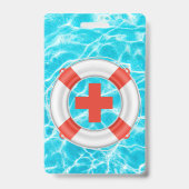 Zomer Waterpool Veiligheid Lifeguard Water Watcher Badge (Achterkant)
