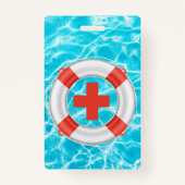 Zomer Waterpool Veiligheid Lifeguard Water Watcher Badge (Achterkant)