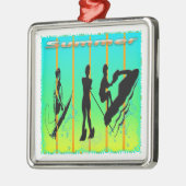 Zomer - Watersportversiering Metalen Ornament (Links)