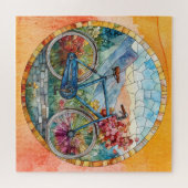 Zomer Waterverf Art Puzzel (Horizontaal)