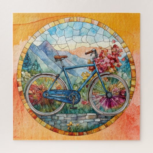 Zomer Waterverf Art Puzzel (Verticaal)