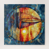 Zomer Waterverf Art Puzzel (Horizontaal)