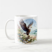 Zomer Waterverf Bald Eagle Koffiemok (Links)