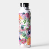 Zomer Waterverf Bloemen Waterfles (Links)