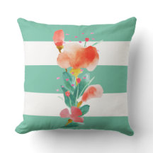 Zomer Waterverf bloemenillustratie