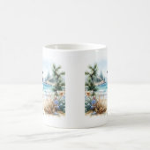 Zomer Waterverf Californië Quail Koffiemok (Center)