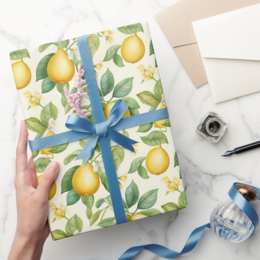 Zomer Waterverf Citroen Cadeaupapier (Geschenken)