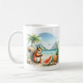 Zomer Waterverf Eekhoorn Koffiemok (Links)