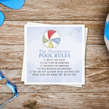 Zomer Waterverf Pool Party Custom